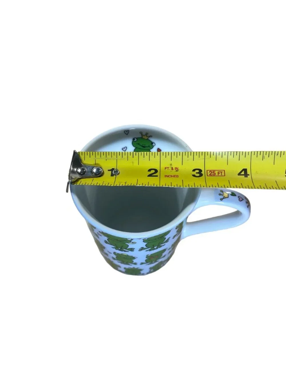 Pier 1 Imports Whimsical Smiling Frogs Tea Coffee Mug Cup Porcelain 10 oz